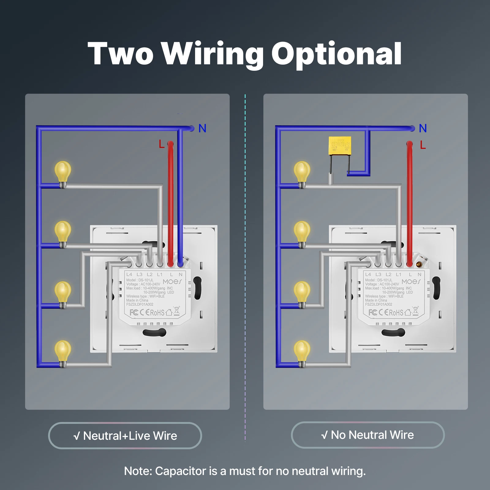 Tuya WiFi Smart Light Switch G – Smart Home Moes recenzja i cena