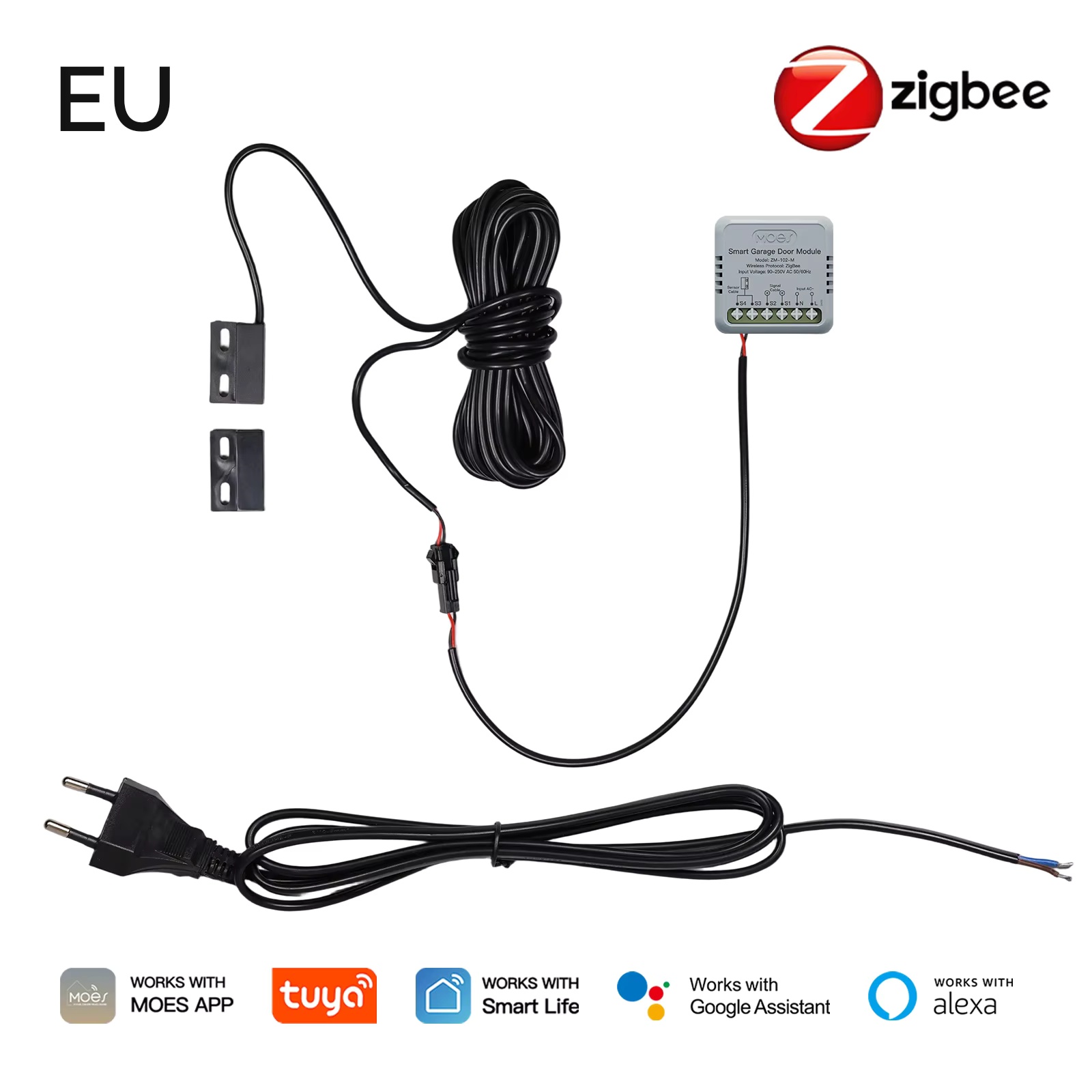 MOES Zigbee Garage Door Contro – Smart Home Google Assistant recenzja i cena