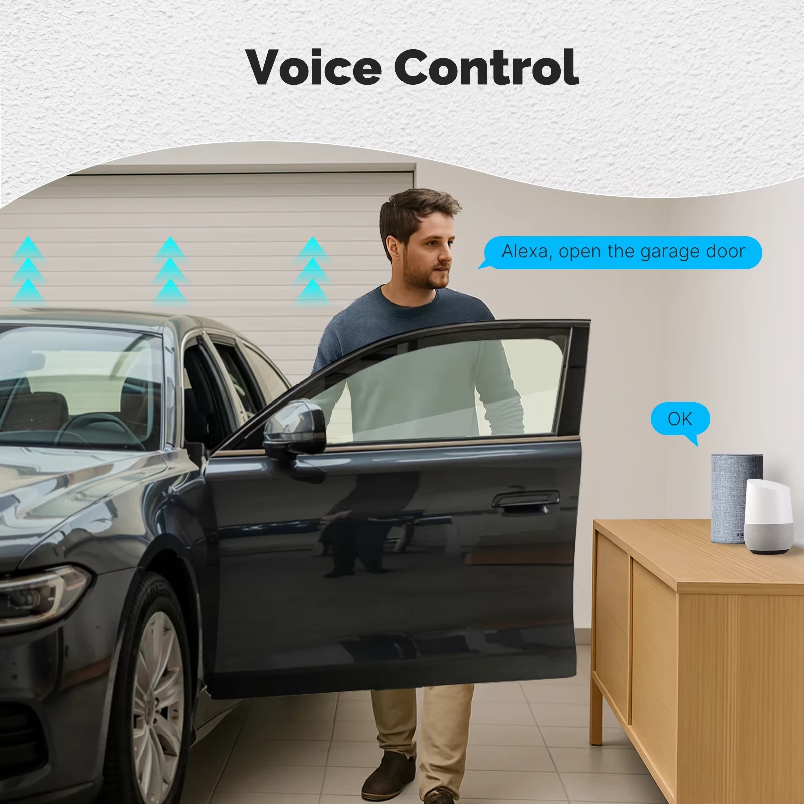 MOES Zigbee Garage Door Contro – Smart Home Google Assistant recenzja i cena