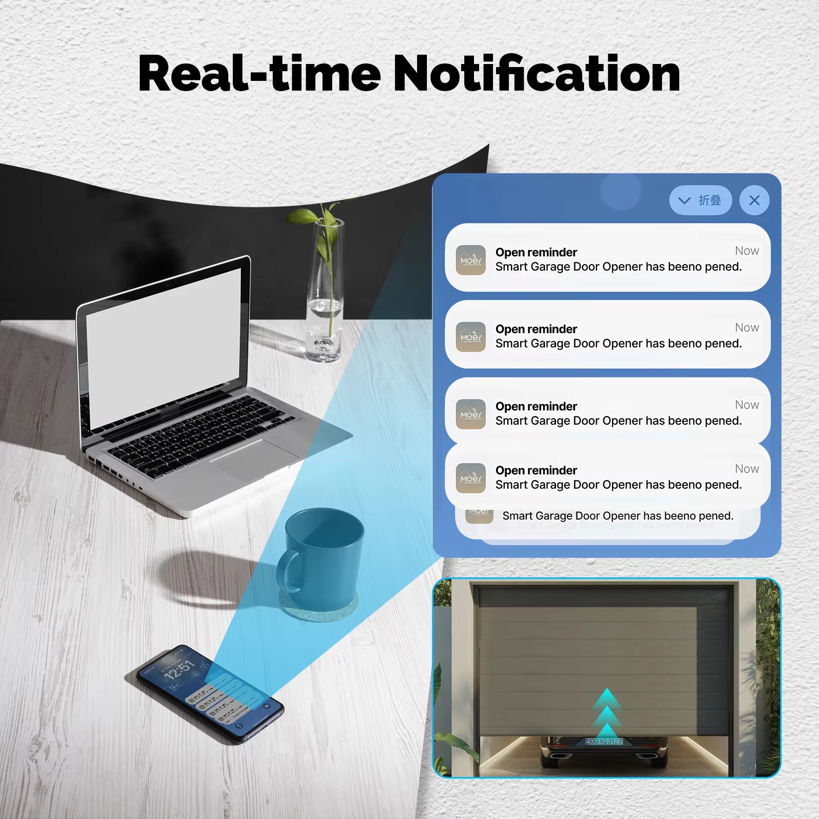 MOES Zigbee Garage Door Contro – Smart Home Google Assistant recenzja i cena