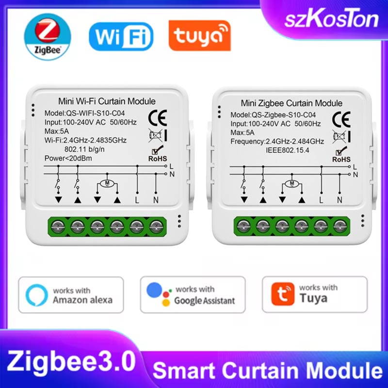 Tuya Smart WiFi Zigbee Curtain – Home Automation Kit recenzja i cena