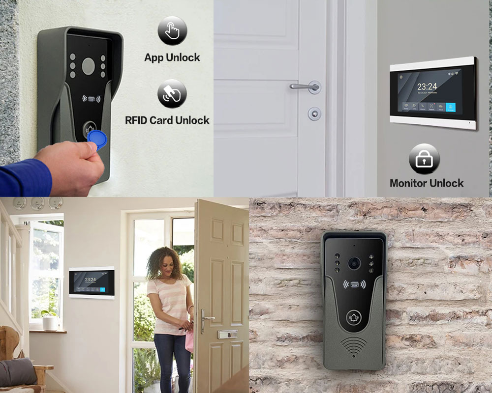 Tuya 1080P 7 Inch Color Touch  – Smart Home Video Doorbell App recenzja i cena