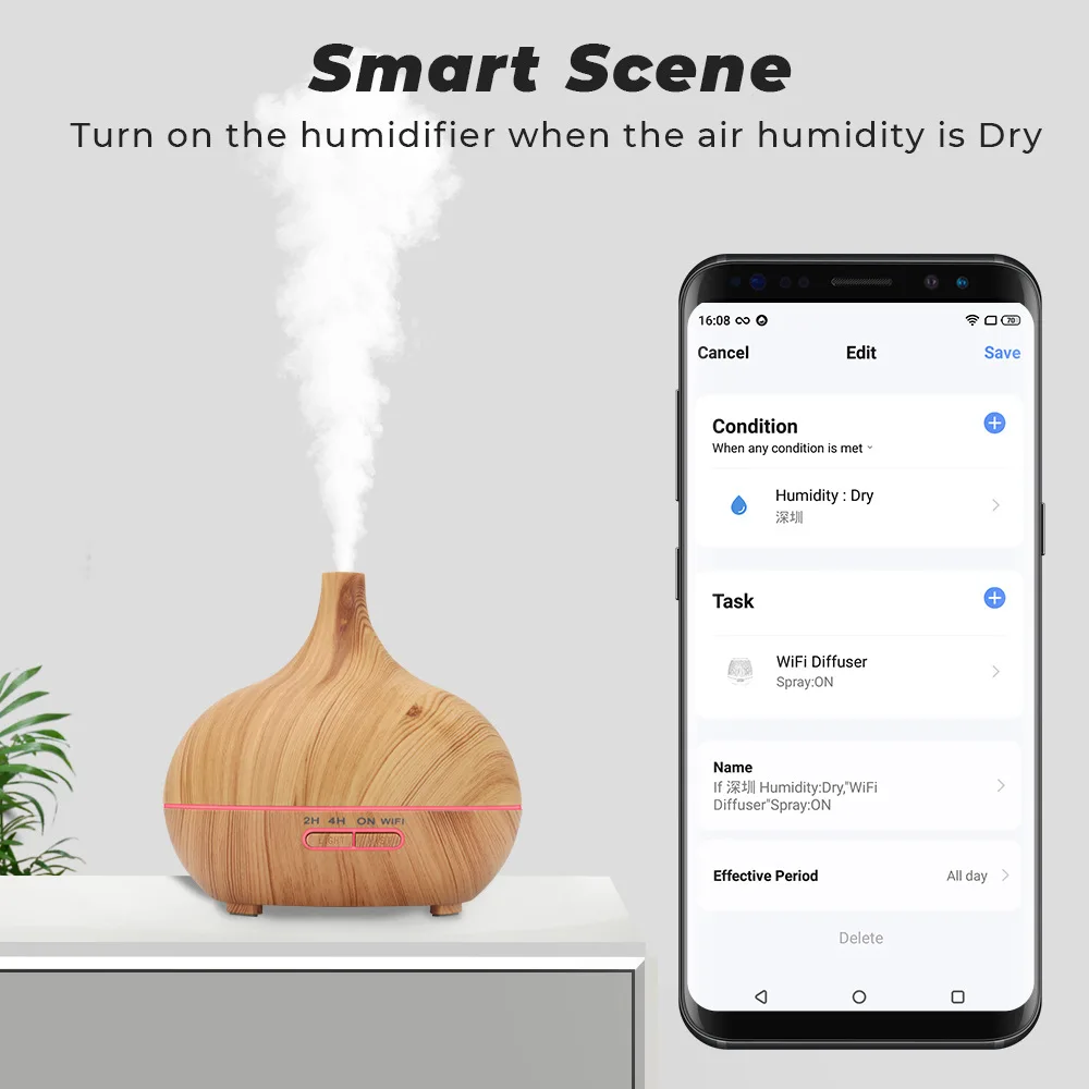 Tuya WiFi Smart Air Humidifier – Smart Home Keyboard recenzja i cena