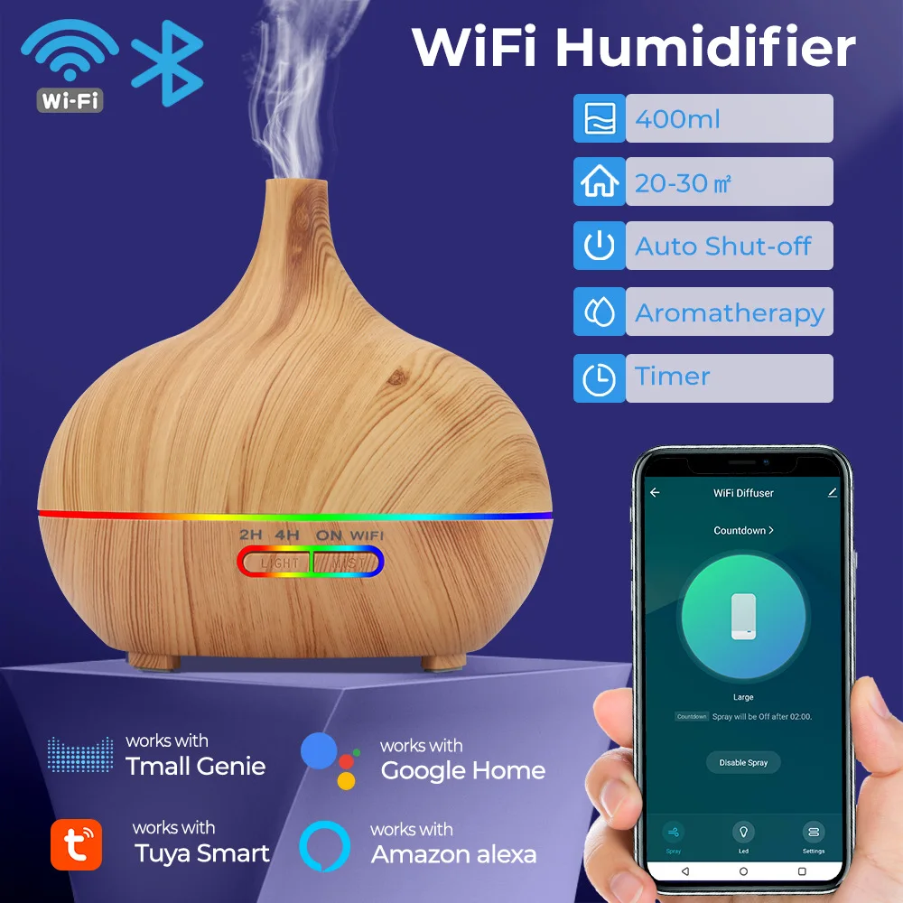 Tuya WiFi Smart Air Humidifier – Smart Home Keyboard recenzja i cena