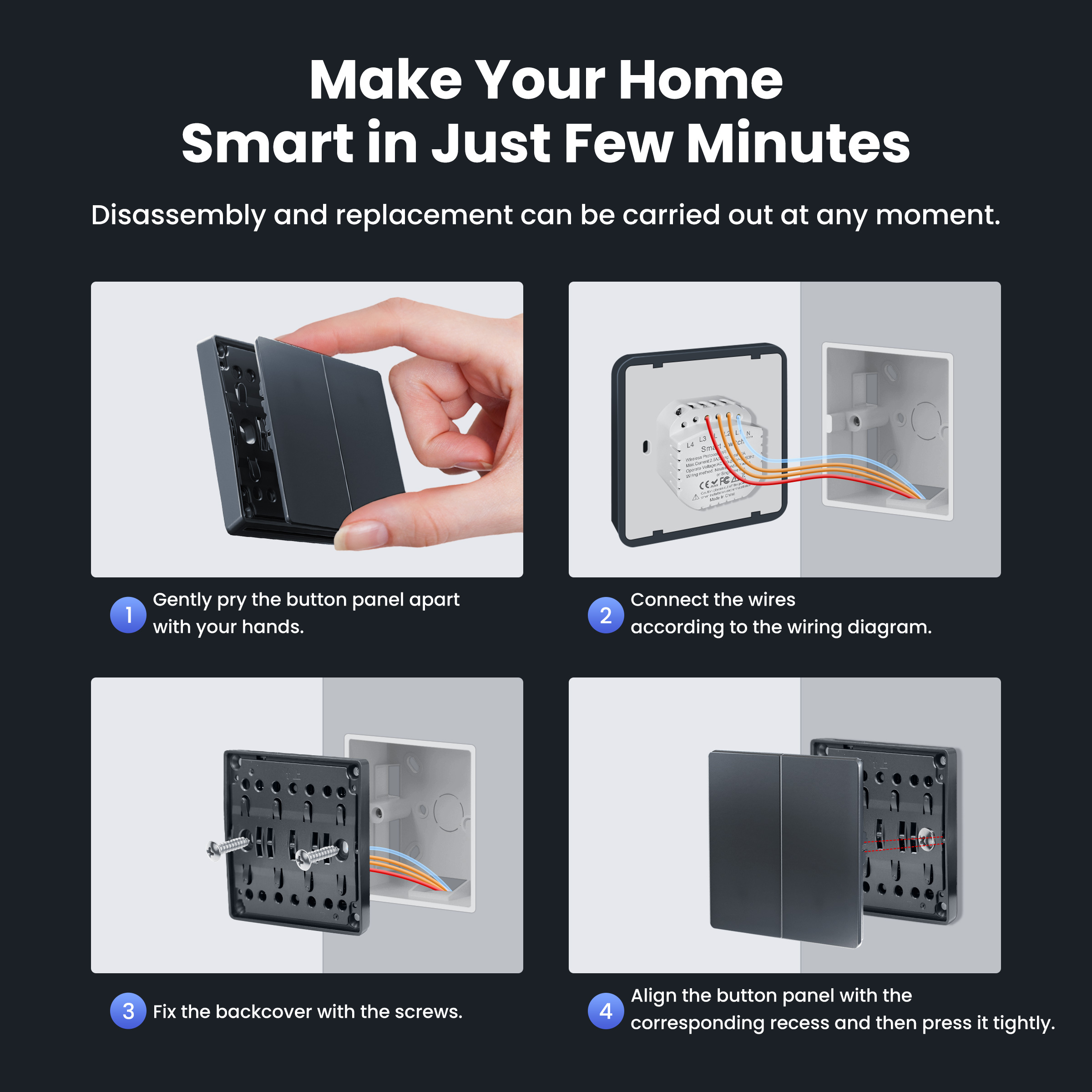 GIRIER Smart Light Switch WiFi – Smart Home Wiz recenzja i cena