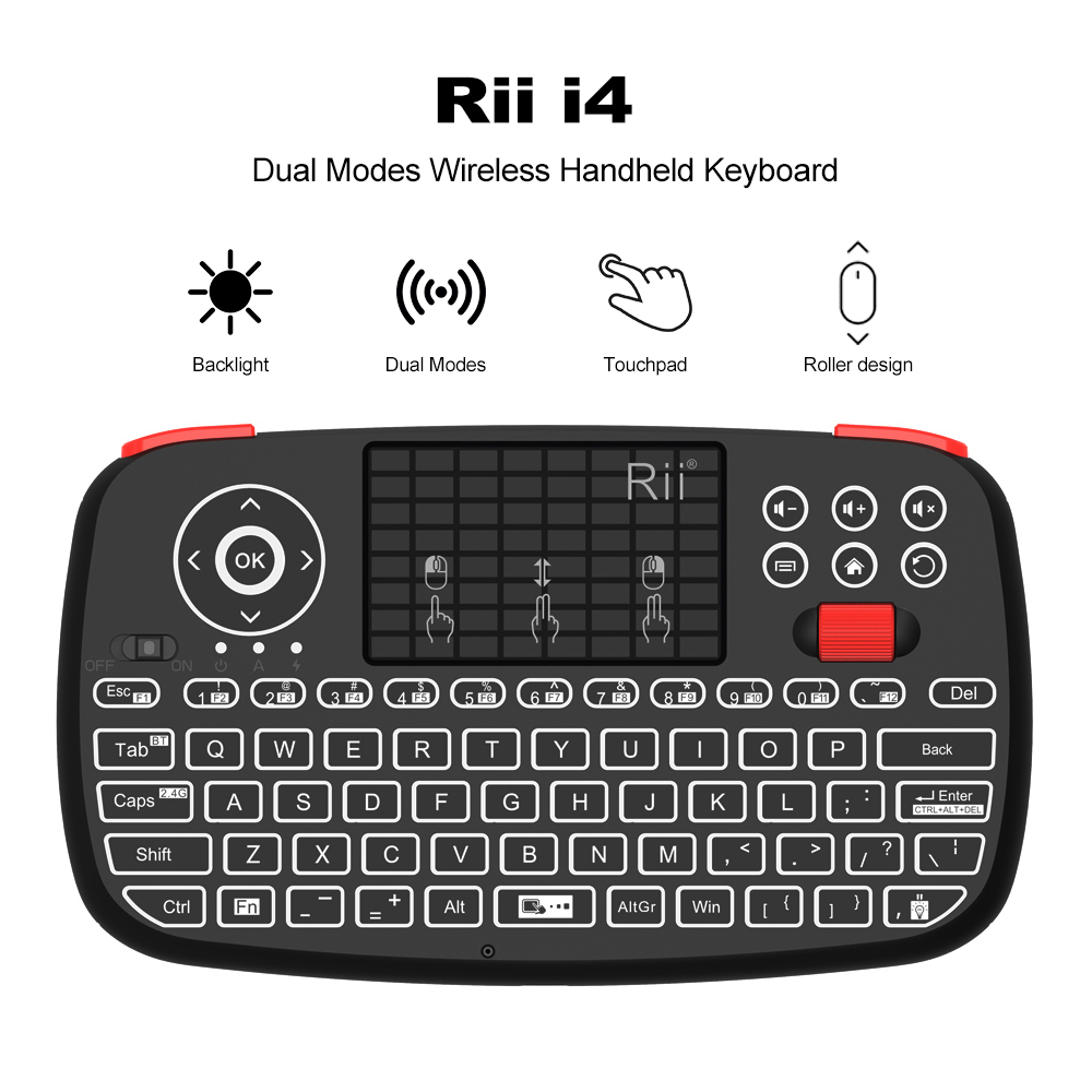 Rii i4 Mini BT Wireless Keyboa – Smart Home Keyboard recenzja i cena