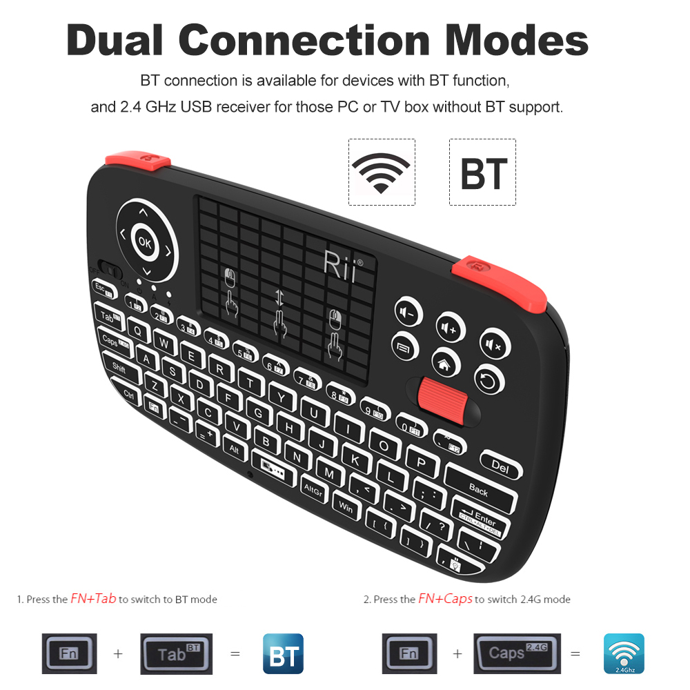 Rii i4 Mini BT Wireless Keyboa – Smart Home Keyboard recenzja i cena