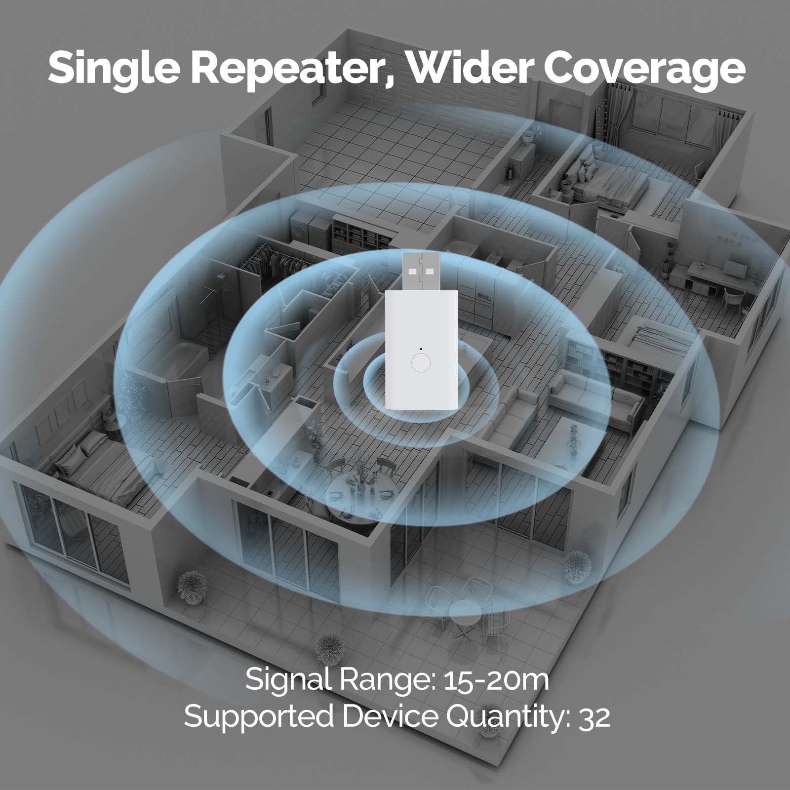 MOES Tuya ZigBee3.0 Signal Rep – Smart Home Moes recenzja i cena