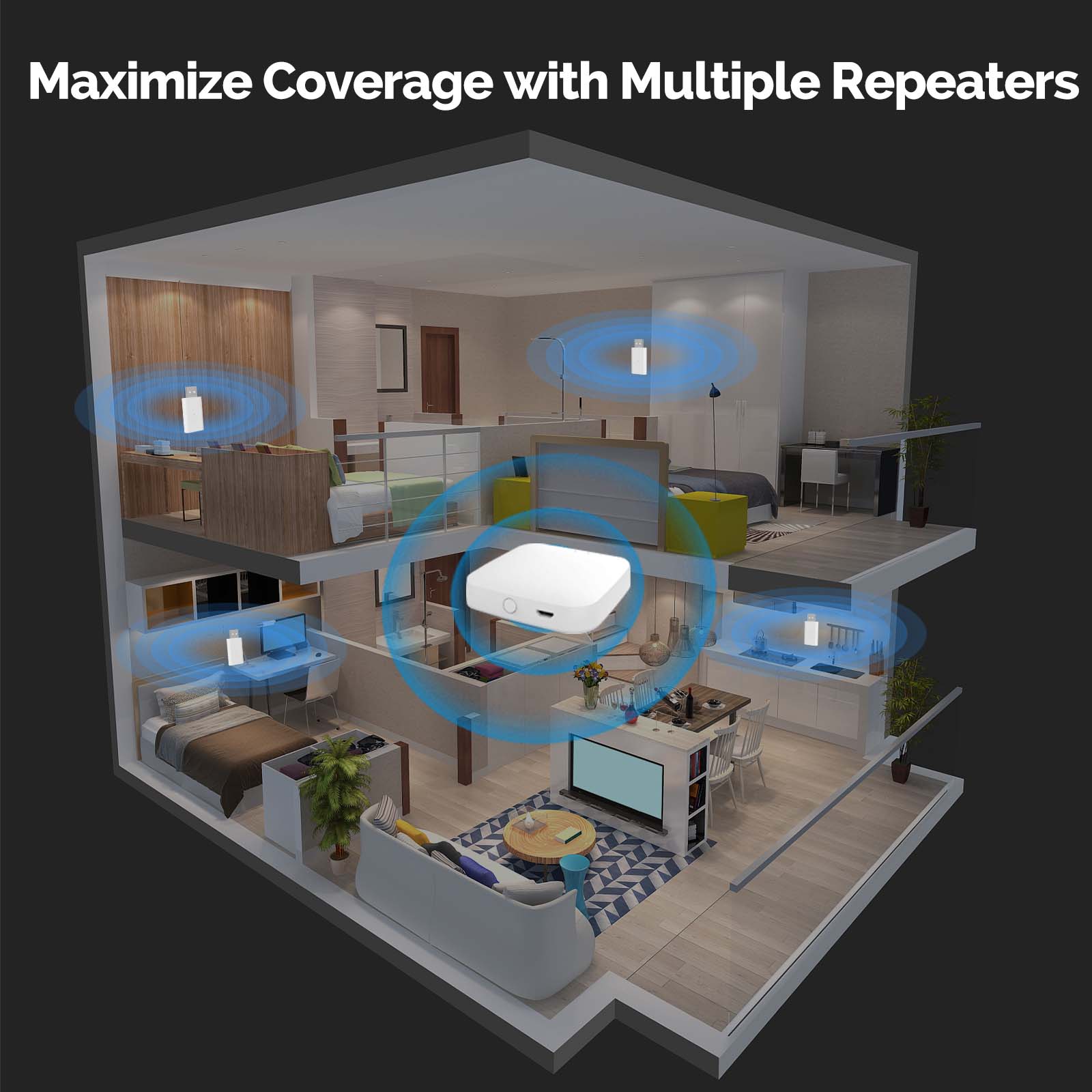 MOES Tuya ZigBee3.0 Signal Rep – Smart Home Moes recenzja i cena