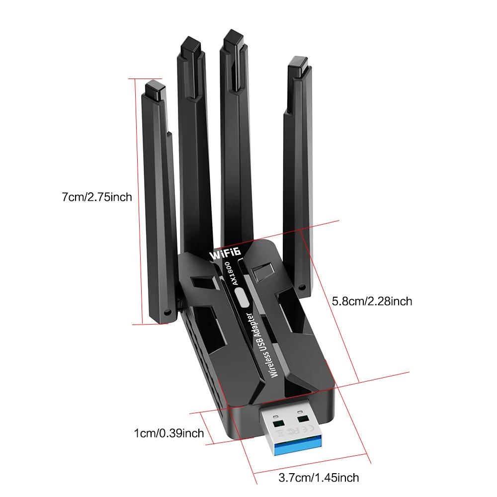 WiFi 6 USB Adapter 1800Mbps Du – Smart Home For Pc recenzja i cena