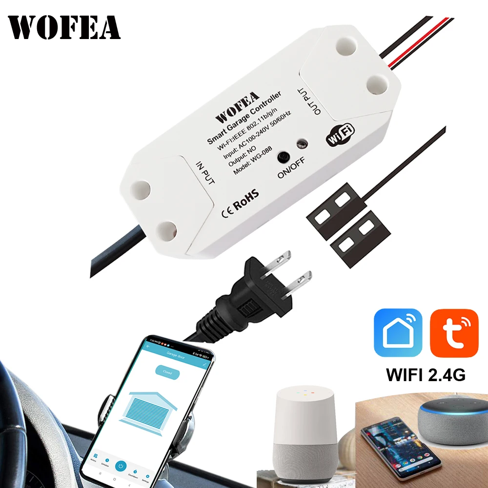 Smart WiFi Garage Door Opener  – Smart Home Iot recenzja i cena