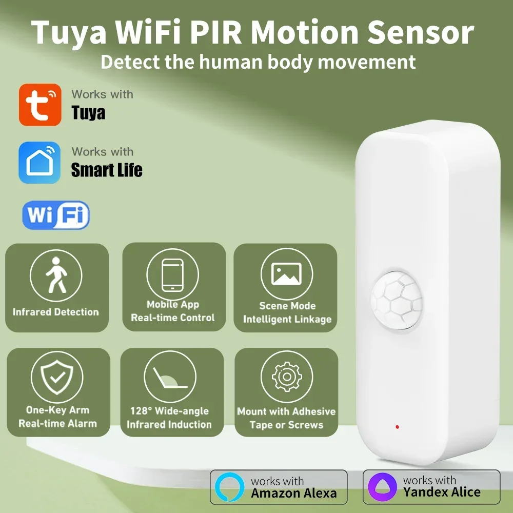 Tuya WiFI Motion Sensor PIR Sm – Smart Home Google Assistant recenzja i cena