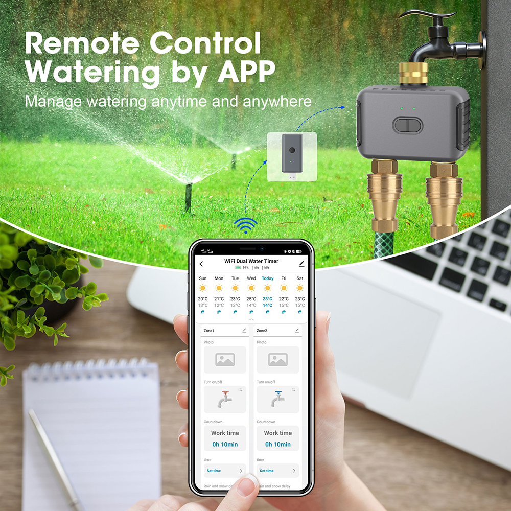 Tuya 2 Zone Watering Timer Gar – Smart Home Switch recenzja i cena