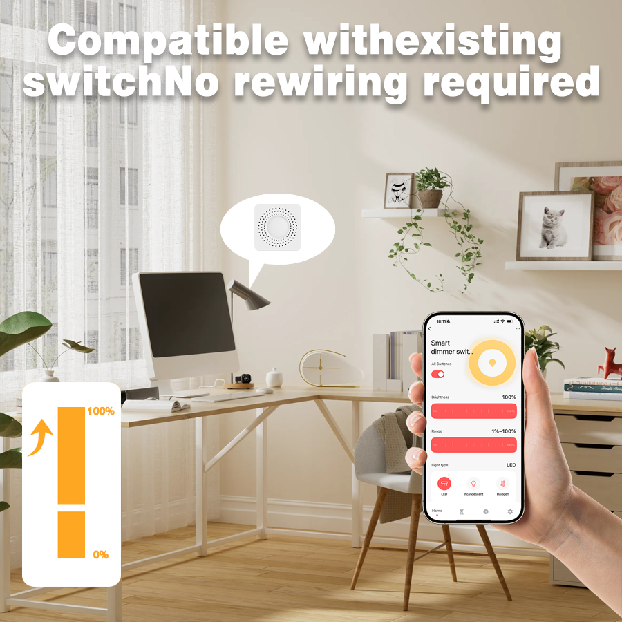 Tuya WiFi Hidden Dimmer Switch – Smart Home Switch recenzja i cena