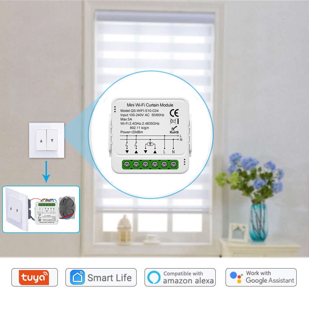 Tuya WiFi Zigbee Smart Curtain – Home Automation Kit recenzja i cena