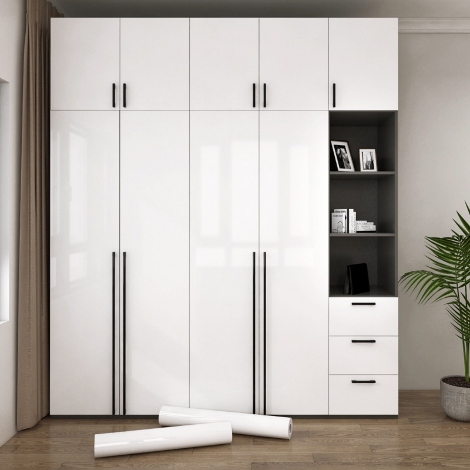 White High Gloss Vinyl DIY Wal – Smart Home Film recenzja i cena